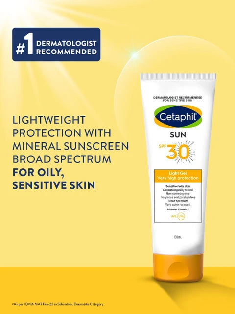Cetaphil Sunscreen SPF-30 Light Gel 100ml