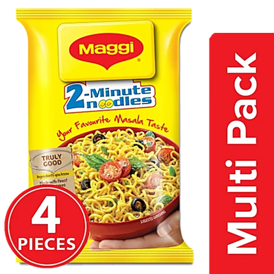 Maggi Pack of 4 ( 1 BIg Maggi Masala FREE )