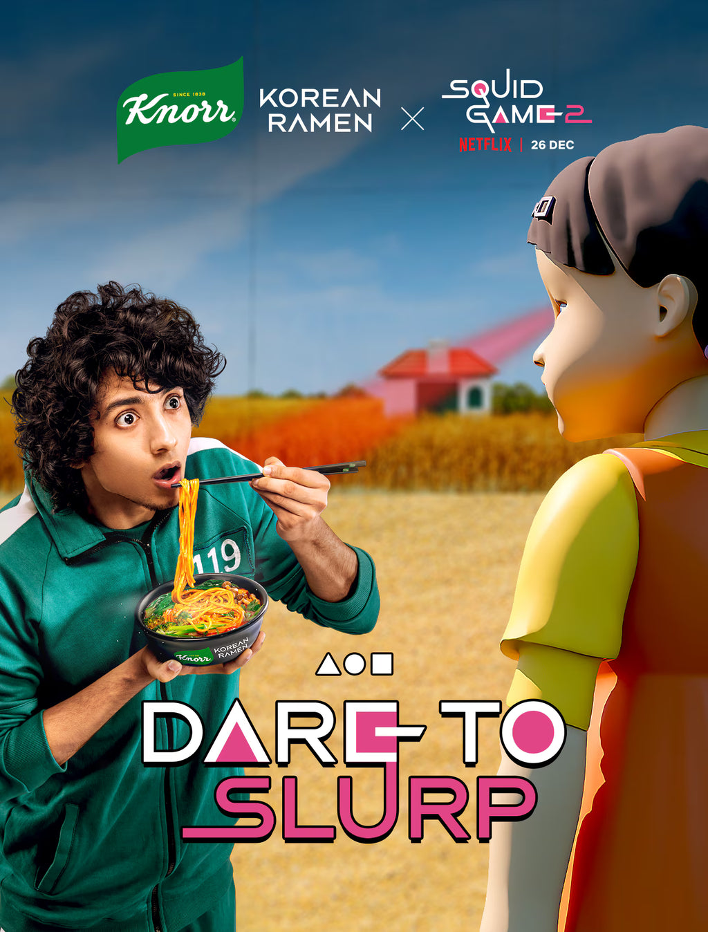 Knorr Squid Game Ramen ( Noodles )