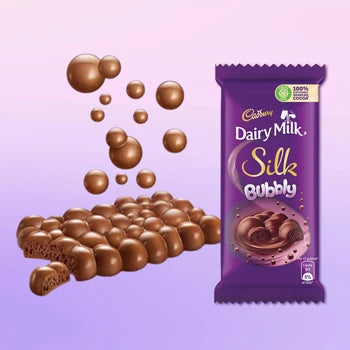 Dairy Milk Silk Bubbly 50g