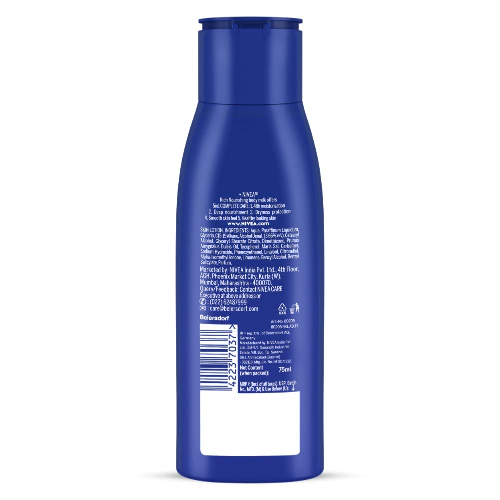 NIVEA 75ml Body Milk Lotion