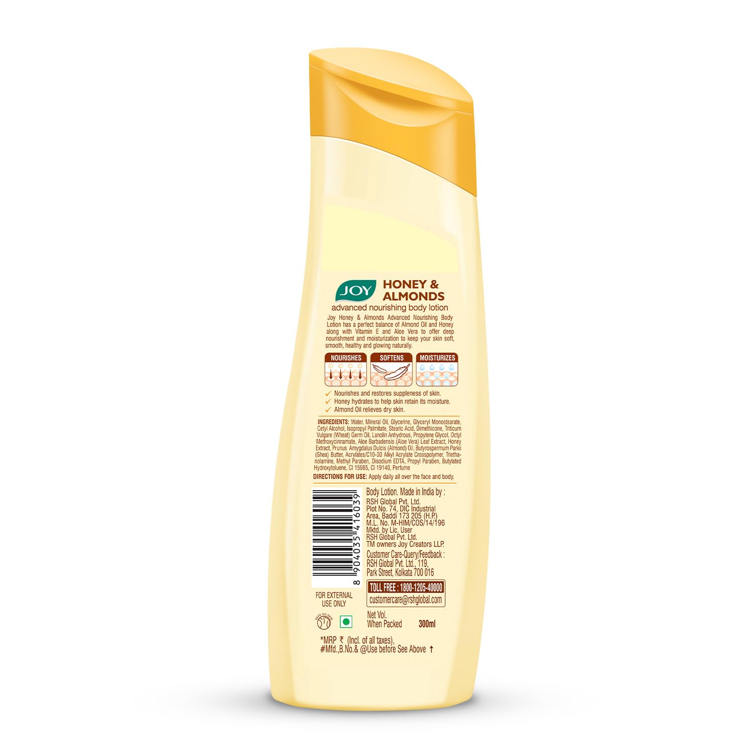 Joy 300ml Honey & Almonds Body Lotion