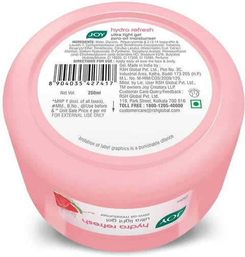 Joy Moisturizer Hydra Fresh Pink 250ml