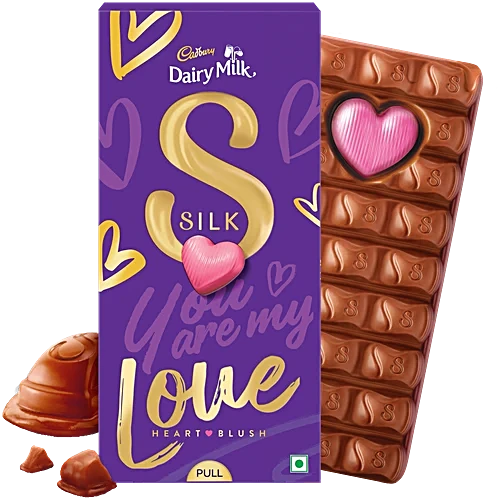 Dairy Milk Silk Heart Love 250g