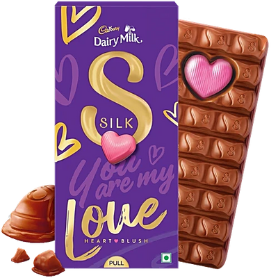 Dairy Milk Silk Heart Love 250g