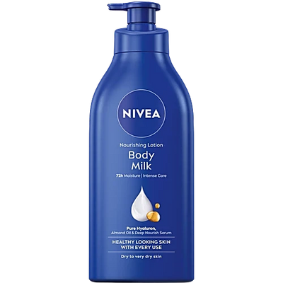 NIVEA 600ml Body Milk Lotion