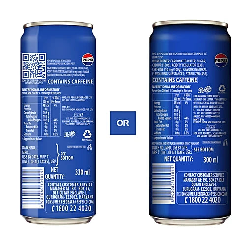 Pepsi Can 300ml