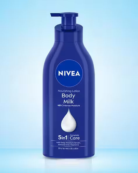 NIVEA 600ml Body Milk Lotion