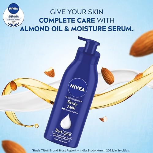 NIVEA 600ml Body Milk Lotion