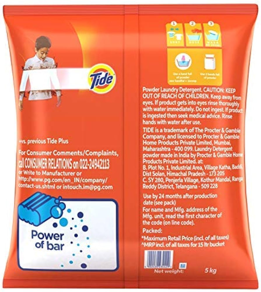 Tide Detergent Powder (5kg)