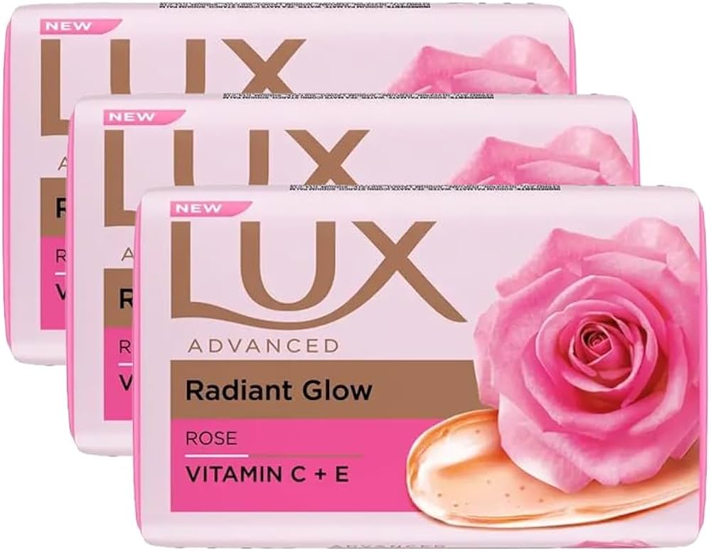Lux Rose & Vitamin Soap 100g ( pack of 5 )