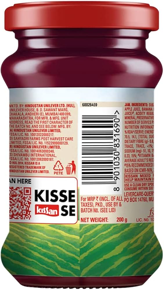 Kissan Jam 500g
