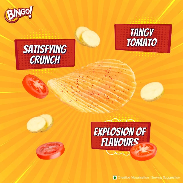 Bingo tomato chips 90g