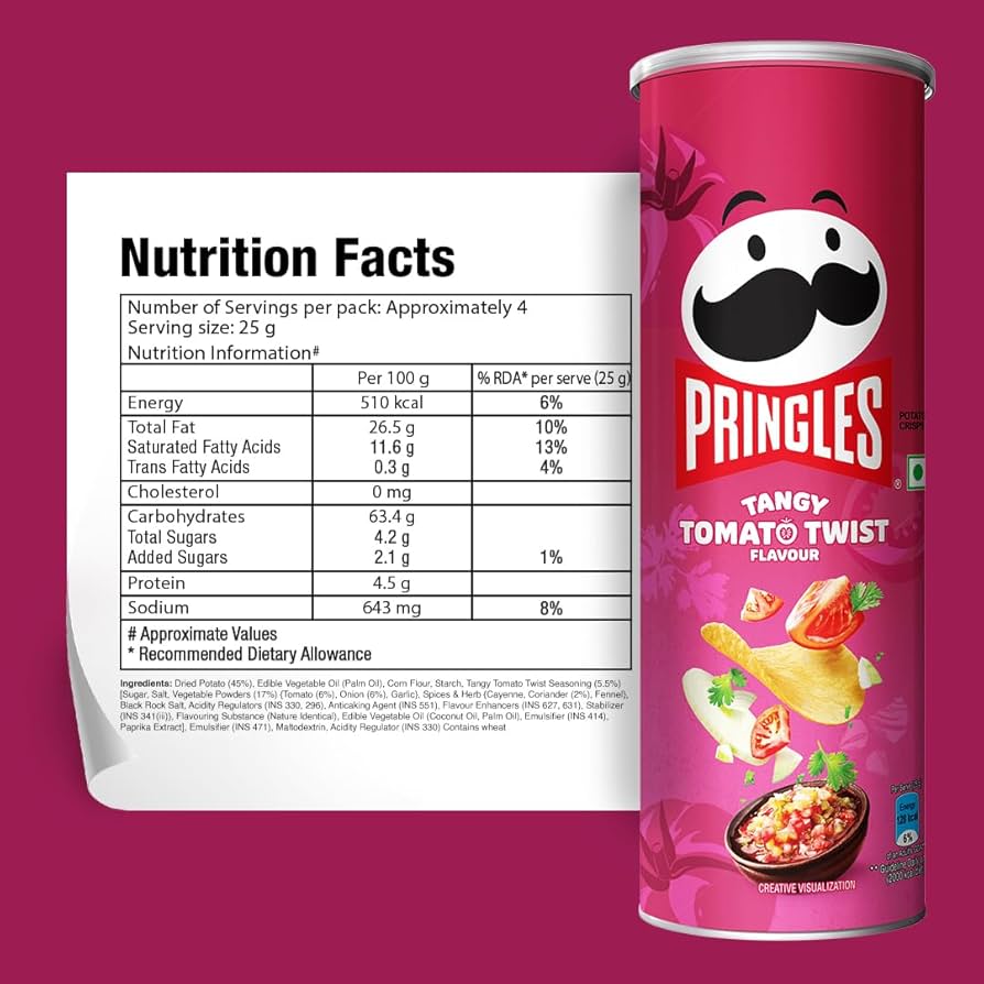 Pringles Tomato Twist 102g