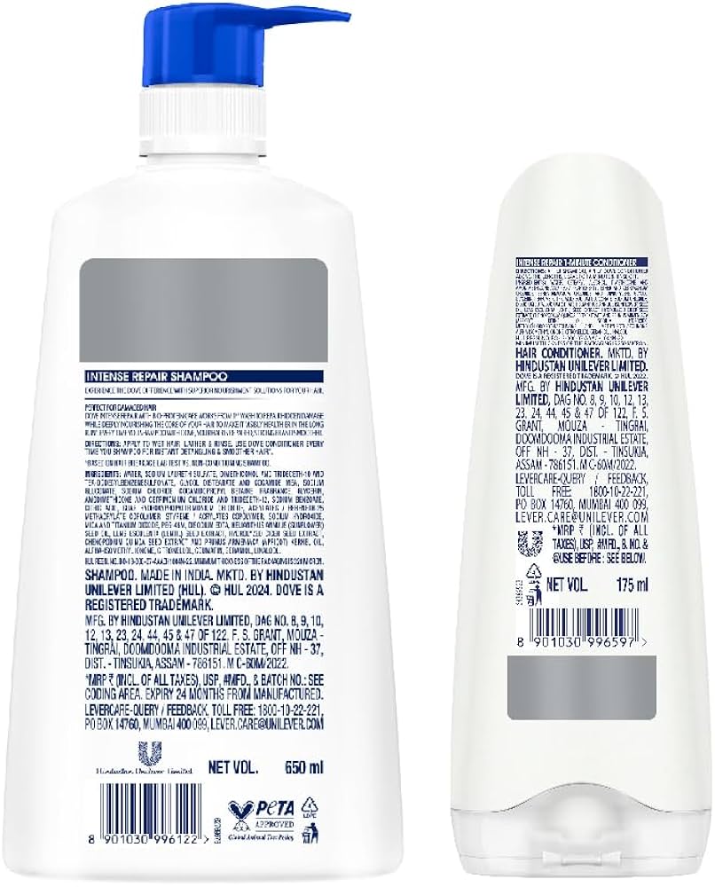 Dove Intense Repair Shampoo – 650 ml