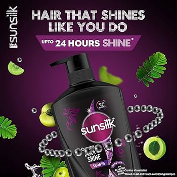 Sunsilk Black Shine Shampoo 180ml