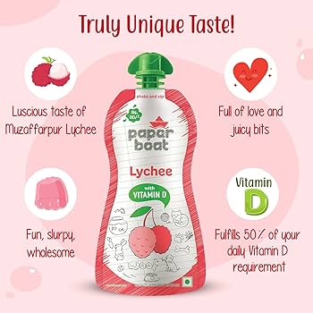 Paper Boat Juice lychee 160ml