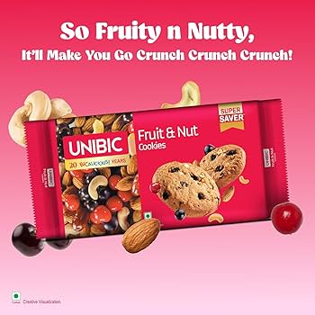 Unibic Fruit & Nut Cookies 67g