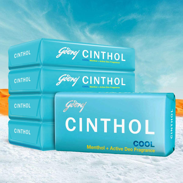 Cinthol Cool Soap 100g ( pack of 4 Soap 1 FREE )