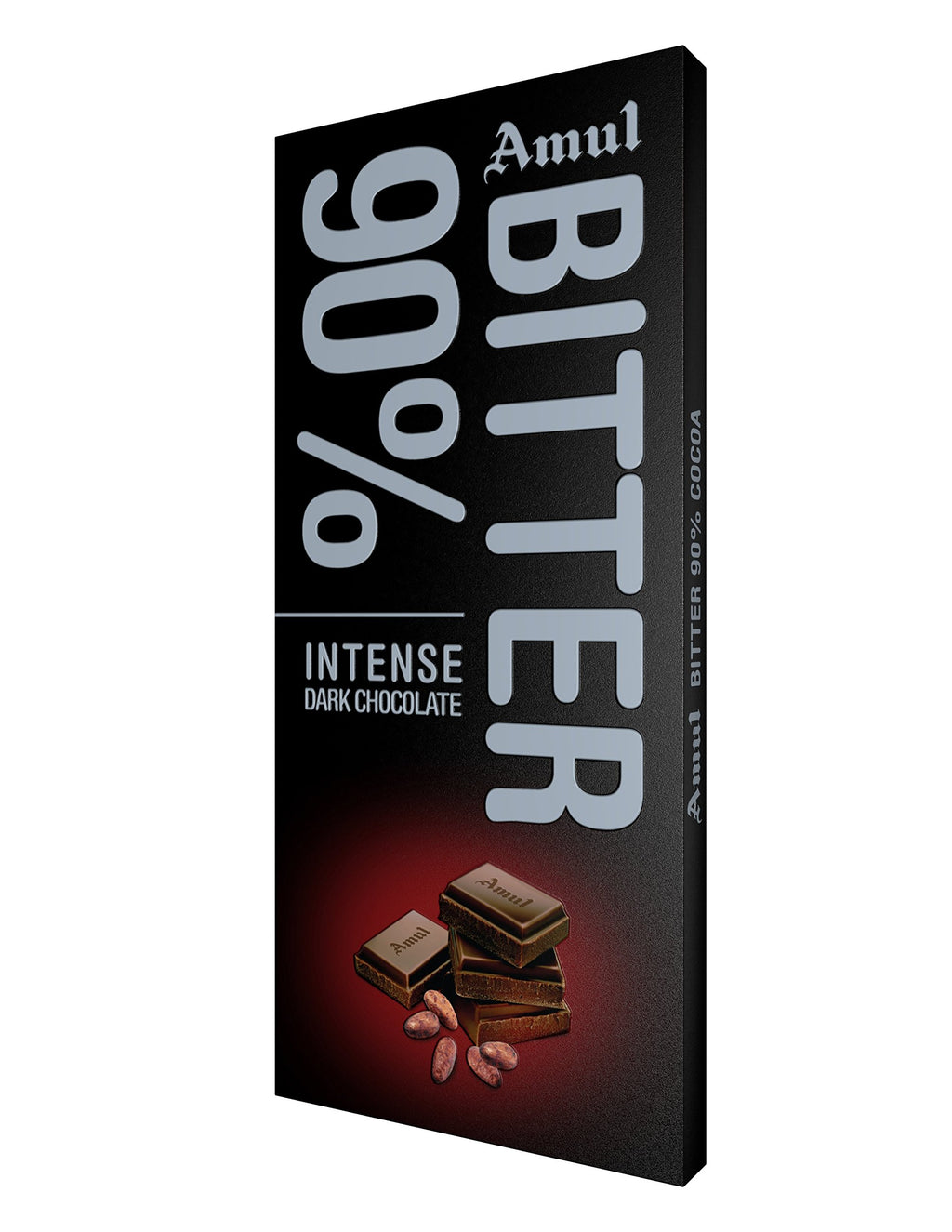 Amul Bitter 90% Dark Chocolate 150g