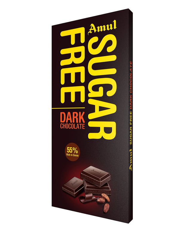 Amul Sugar Free Dark Chocolate 150g