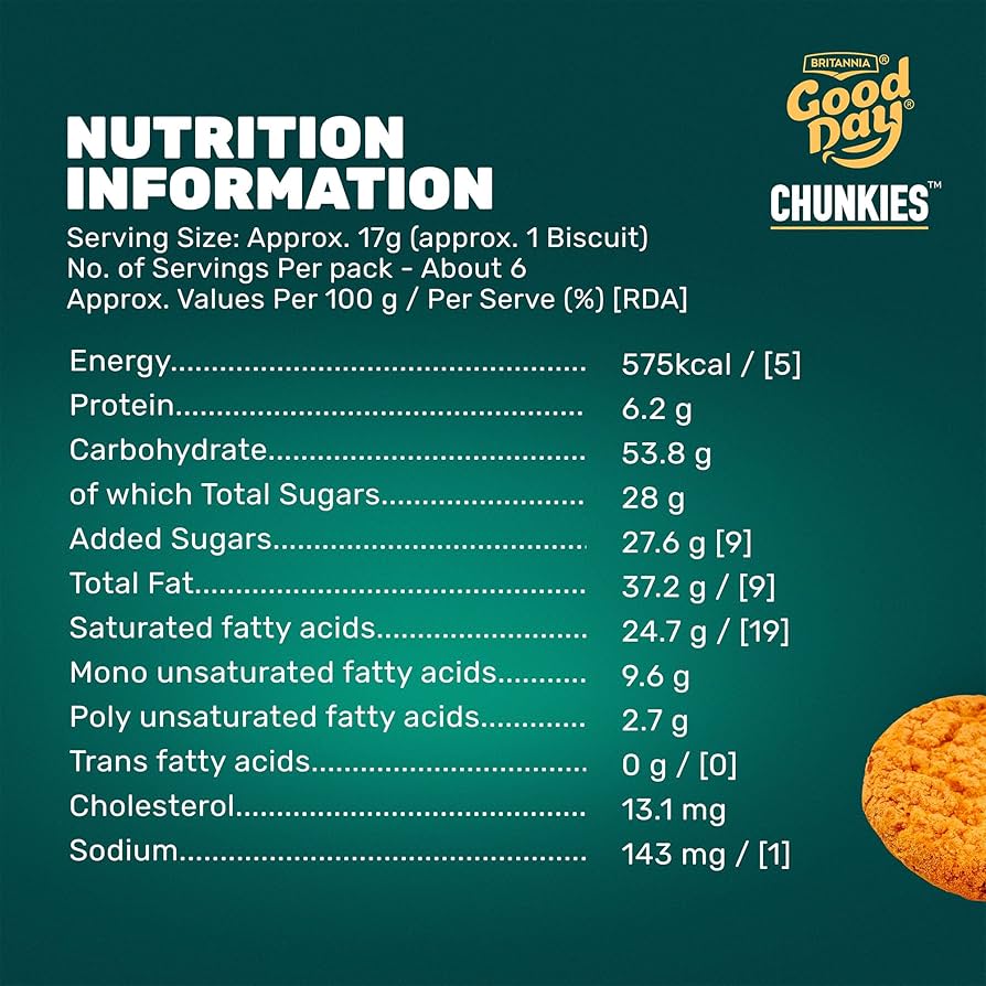 Good Day Chunkies (Tropical Coconut) 100g