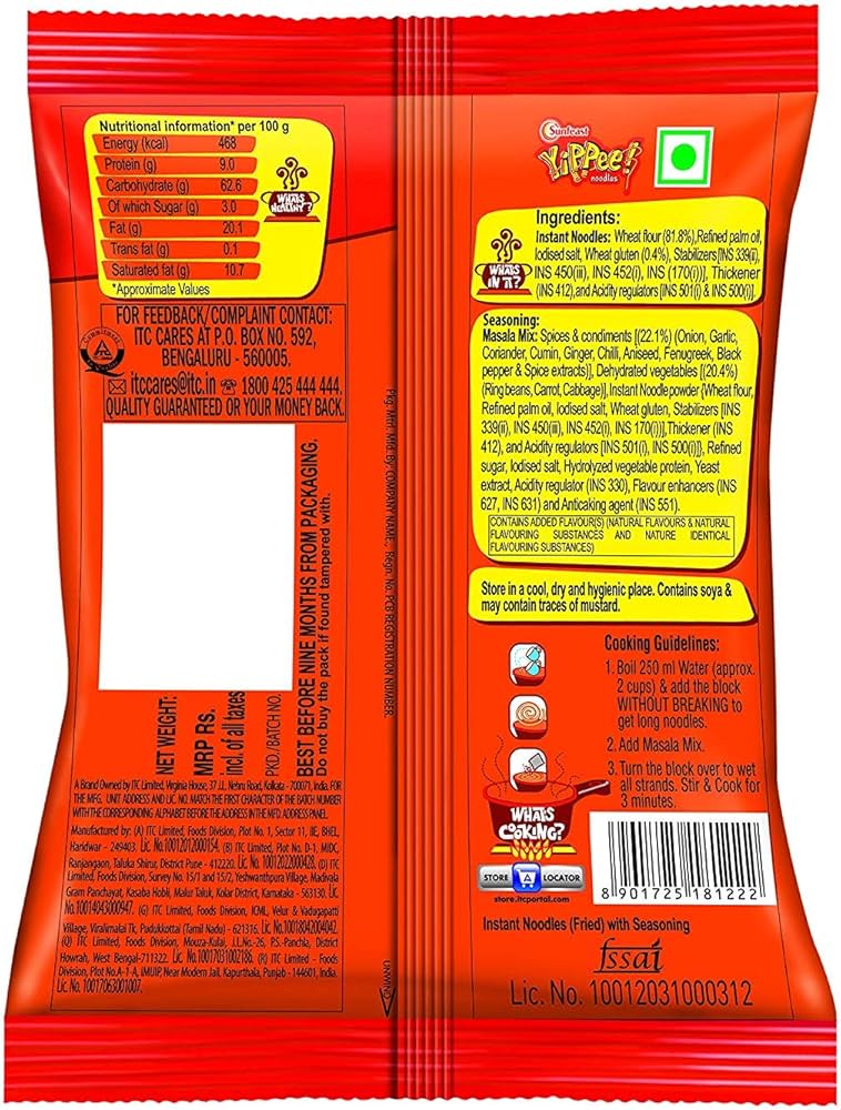 Yippee! Magic Masala Noodles (4-in-1 Pack)