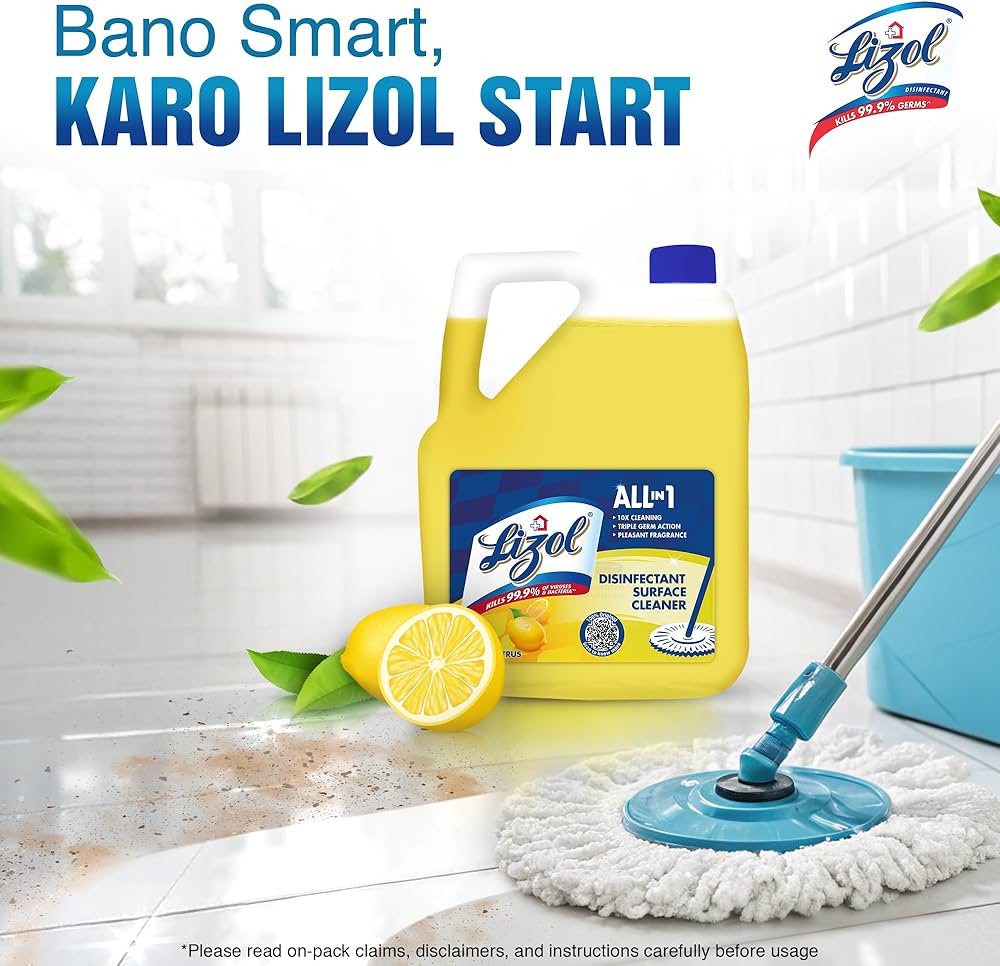 Lizol Disinfectant Surface Cleaner – 5L