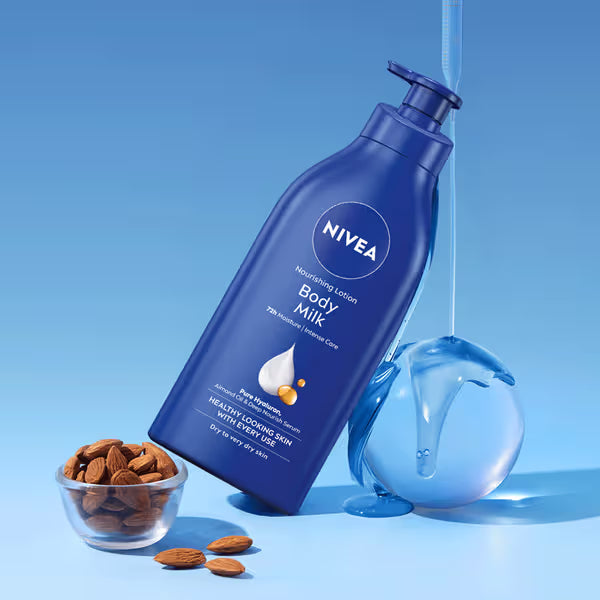 NIVEA 600ml Body Milk Lotion
