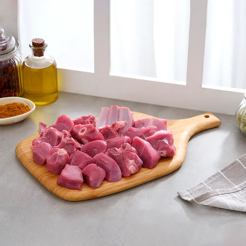 Fresh Mutton 500g ( With FREE Mutton Masala )