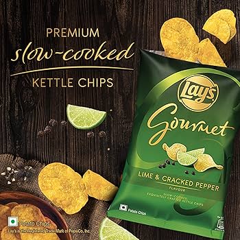 lays gourmet American Style Cream & Onion 80g
