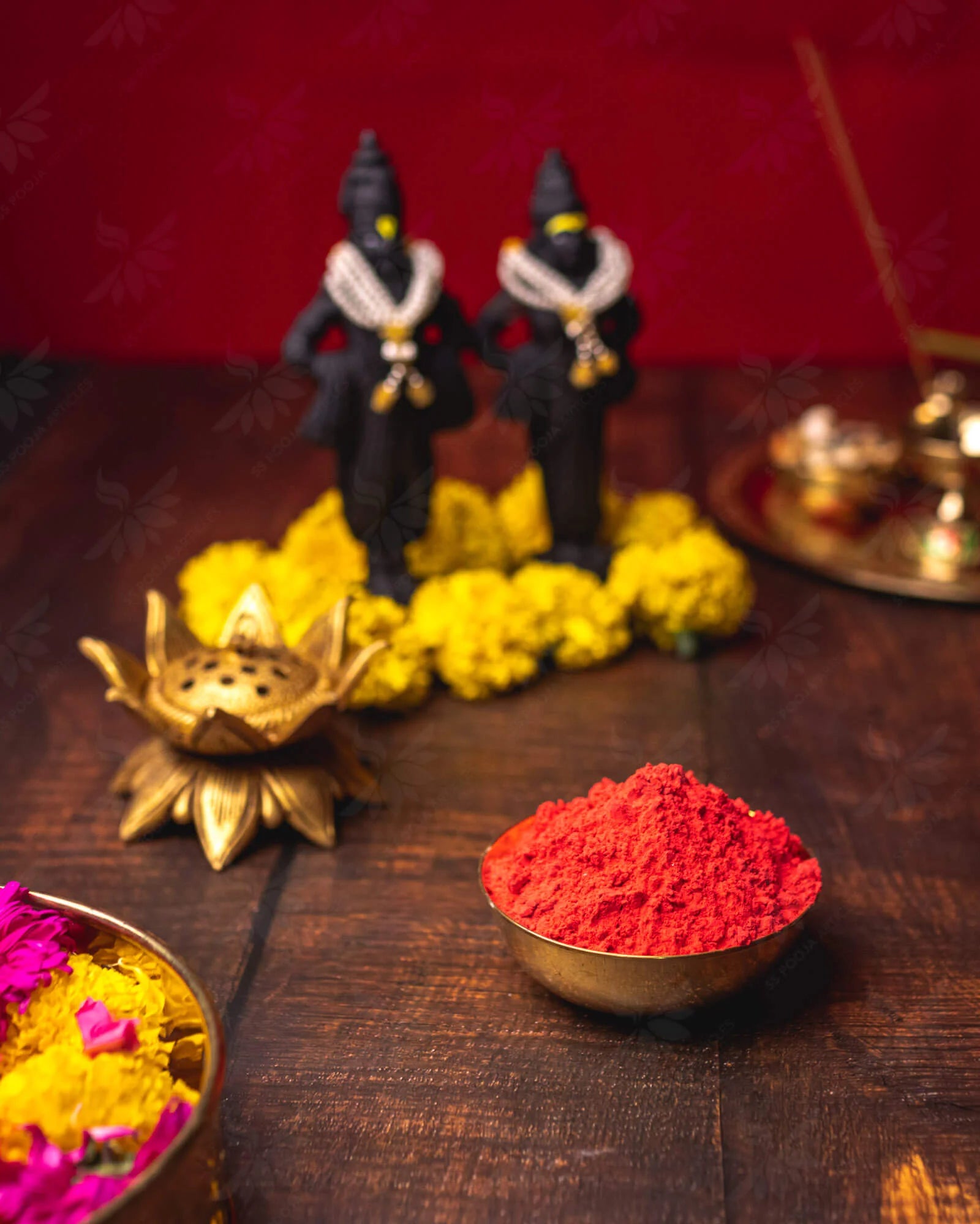 Standard Gold Green Gulal 100g