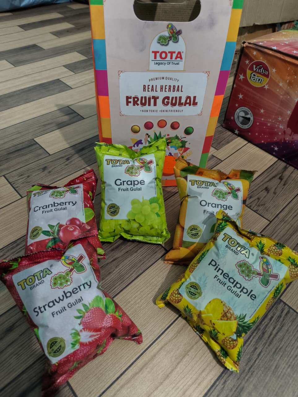 Fruit Colour Gulal Combo Pack