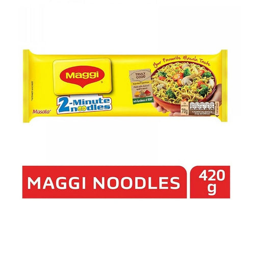 Maggi Family Pack 420g ( With FREE maggi Masala )
