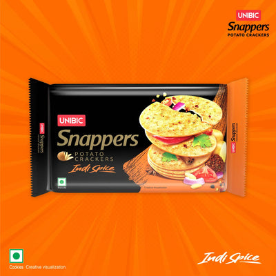 UNIBIC Snappers – Indi Spice Potato Crackers 280g