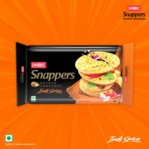 UNIBIC Snappers – Indi Spice Potato Crackers 280g