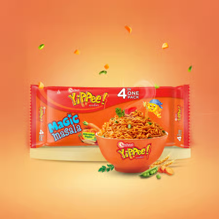 Yippee! Magic Masala Noodles (4-in-1 Pack)