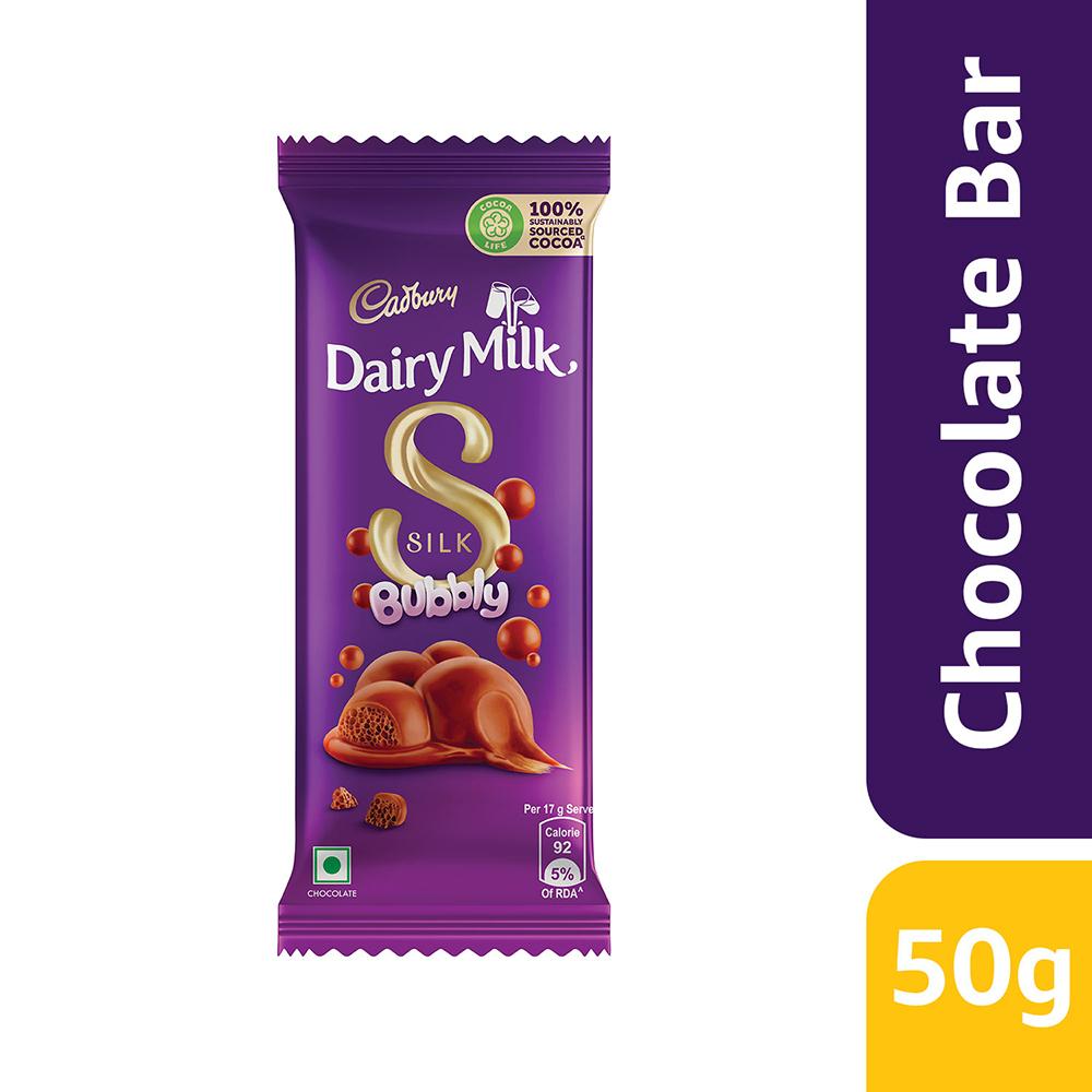 Dairy Milk Silk Bubbly 50g