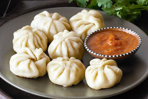 Steamed momos Full Plate 12pcs