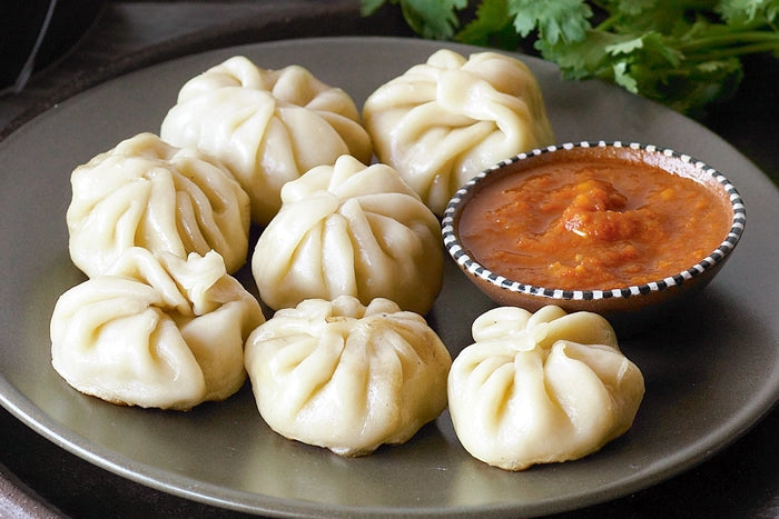 Steamed momos Full Plate 12pcs