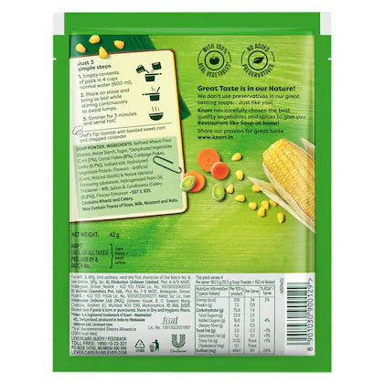 Knorr Soup Sweet Corn 12g