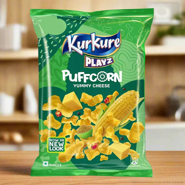 Kurkure Puffcorn - Yummy Cheese 52.9g