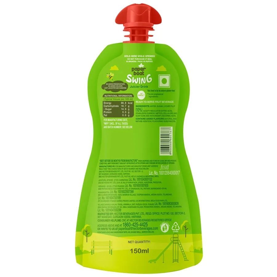 Paper Boat Juice lychee 160ml