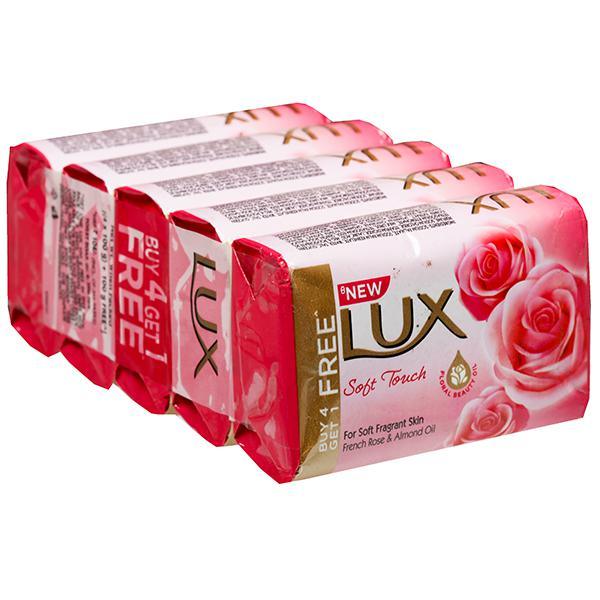 Lux Rose & Vitamin Soap 100g ( pack of 5 )