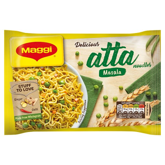 Maggi Veg Atta Noodles 72g ( with FREE Maggi Masala )