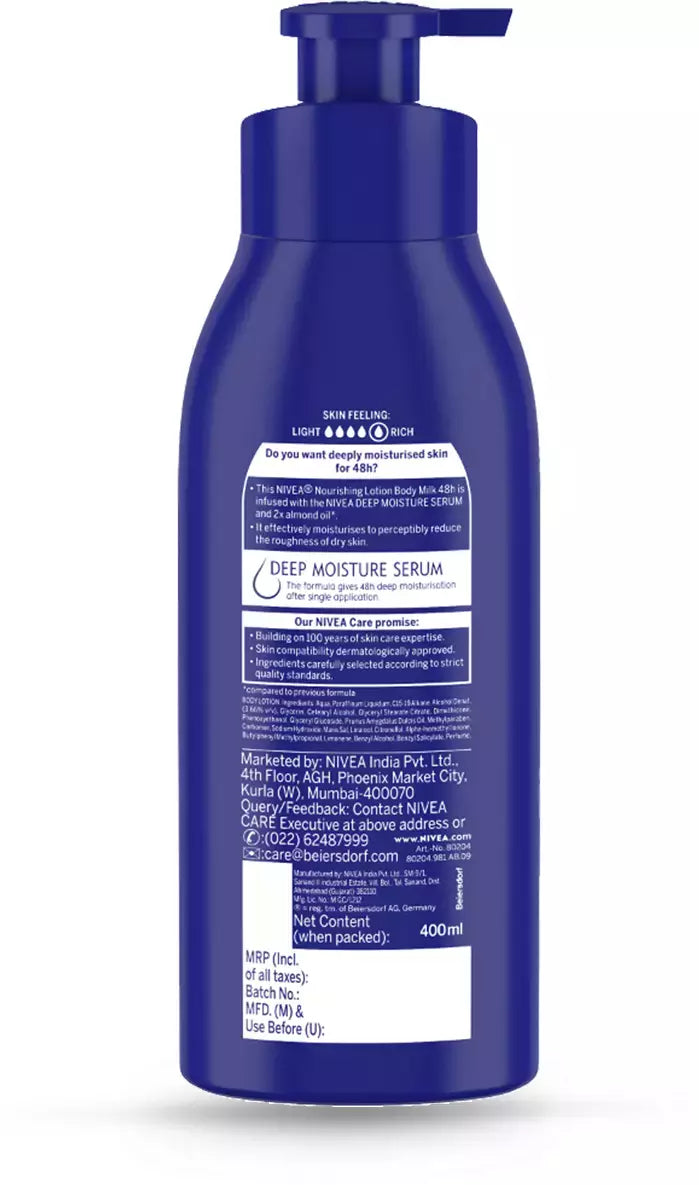 NIVEA Body Milk Lotion 400ml