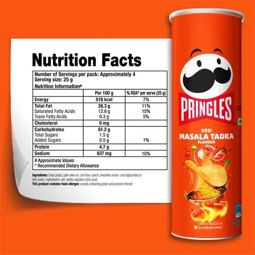 Pringles Masala Tadka 102g