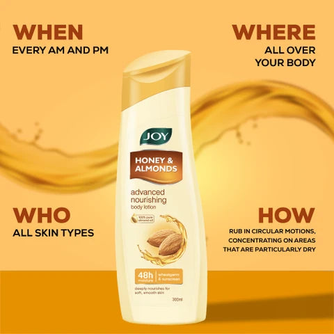 Joy Honey & Almonds Body Lotion 750ml
