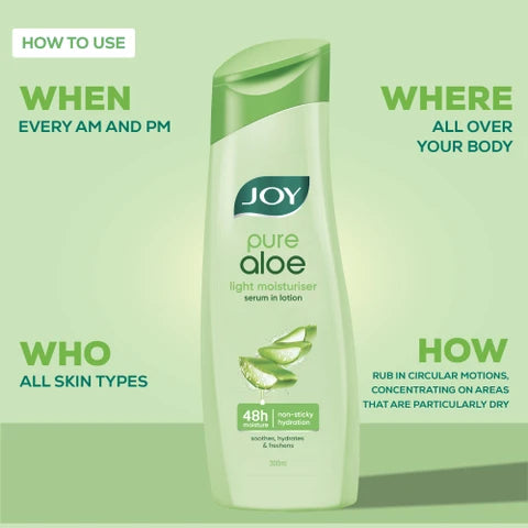 Joy Pure Aloe Body Lotion 400ml
