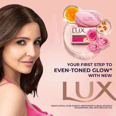 Lux Rose & Vitamin Soap 100g ( pack of 5 )